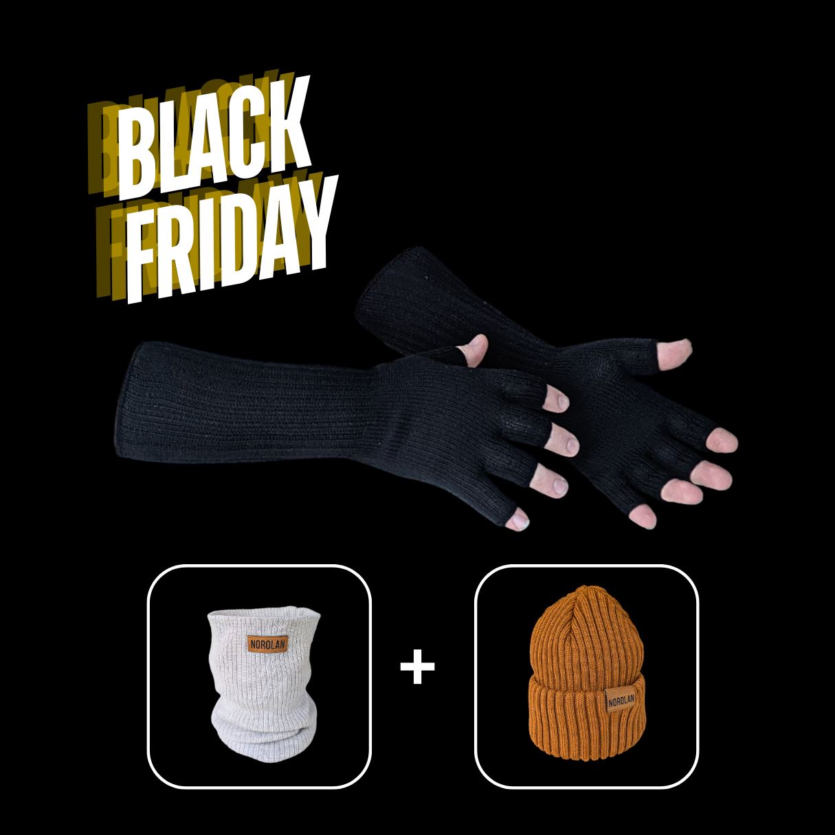 Norolans halvvantar av merinoull