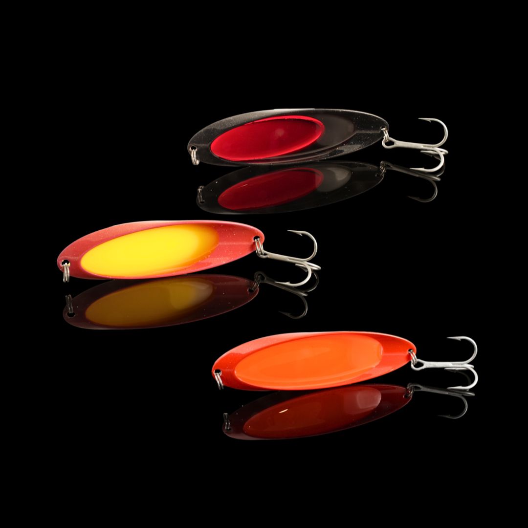 Norolan Light Spoon 7 cm fiskedrag för abborre och regnbåge 3-pack